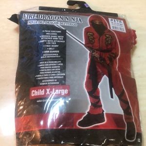 Boy Fire Dragon Ninja